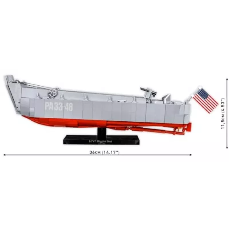 Conjunto de construção Cobi LCVP Higgins Boat, 715 peças, idade 8+