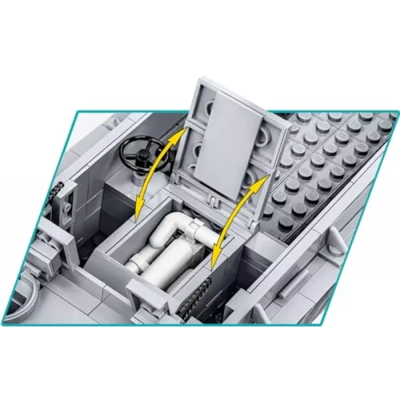 Conjunto de construção Cobi LCVP Higgins Boat, 715 peças, idade 8+