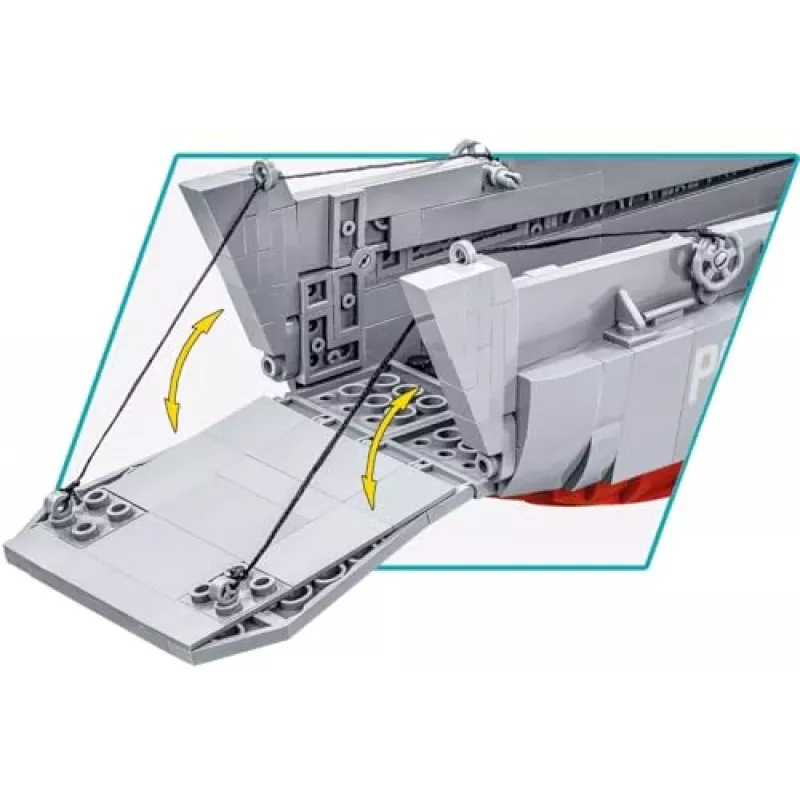 Conjunto de construção Cobi LCVP Higgins Boat, 715 peças, idade 8+