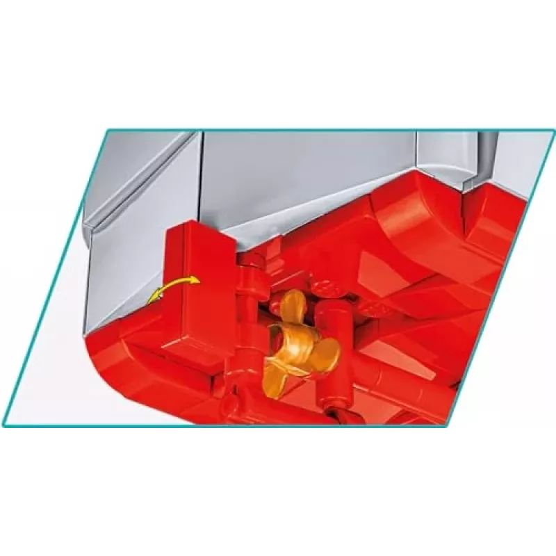 Conjunto de construção Cobi LCVP Higgins Boat, 715 peças, idade 8+