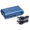 TRENDnet TK-207K kit de comutador KVM USB de 2 portas, de secretária
