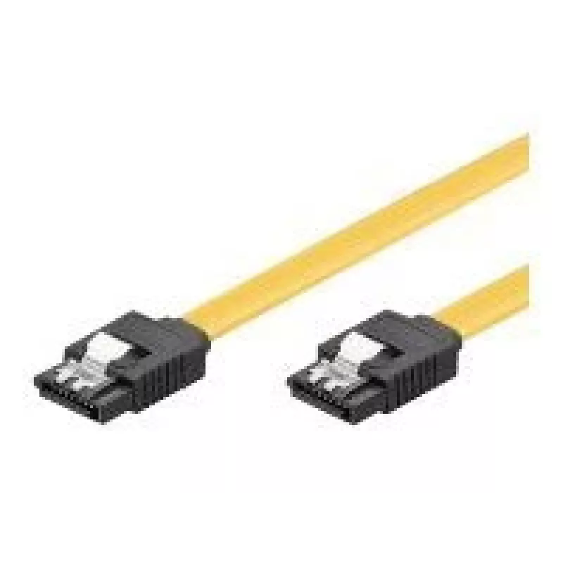 Cabo de dados S-ATA Goobay 95021 para HDD SSD 6 Gbit/s SATA ficha Tipo L para ficha Tipo L comprimento 50 cm ficha reta