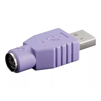 Adaptador de cabo Microconnect USBA-M/PS2-F violeta