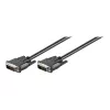 Cabo DVI-D FullHD Goobay Wentronic Dual Link, preto, 1,8 m – ficha DVI-D Dual-Link (24+1 pinos) > ficha DVI-D Dual-Link (24+1 pinos) (93573)
