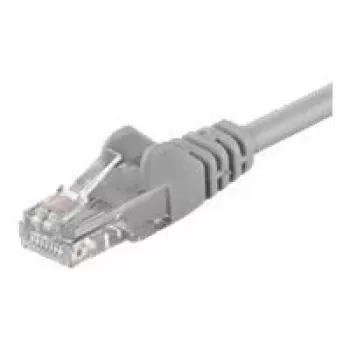 Cabo patch Goobay Wentronic CAT 6, U/UTP, cinzento, 5 m – mistura de cobre CCA (68419)