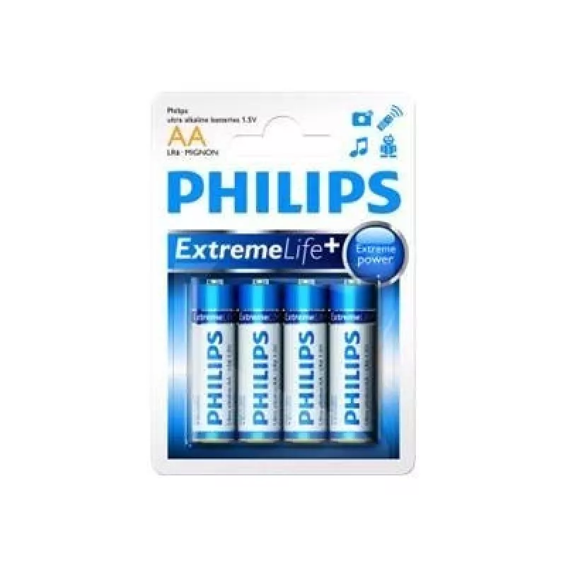 Pilha descartável Philips LR6E4B/10