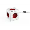 Allocacoc PowerCube Extended - 1,5m - cinzento - vermelho - 220 - 240V (PowerCube Extended 1,5M R)