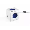 Régua de tomadas Allocacoc 2402BL/FREUPC 1,5 m 4 tomadas AC interior azul, branco