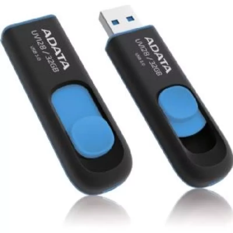 ADATA DashDrive UV128 32GB Pen USB Type-A 3.2 Gen 1 (3.1 Gen 1) Preto, Azul
