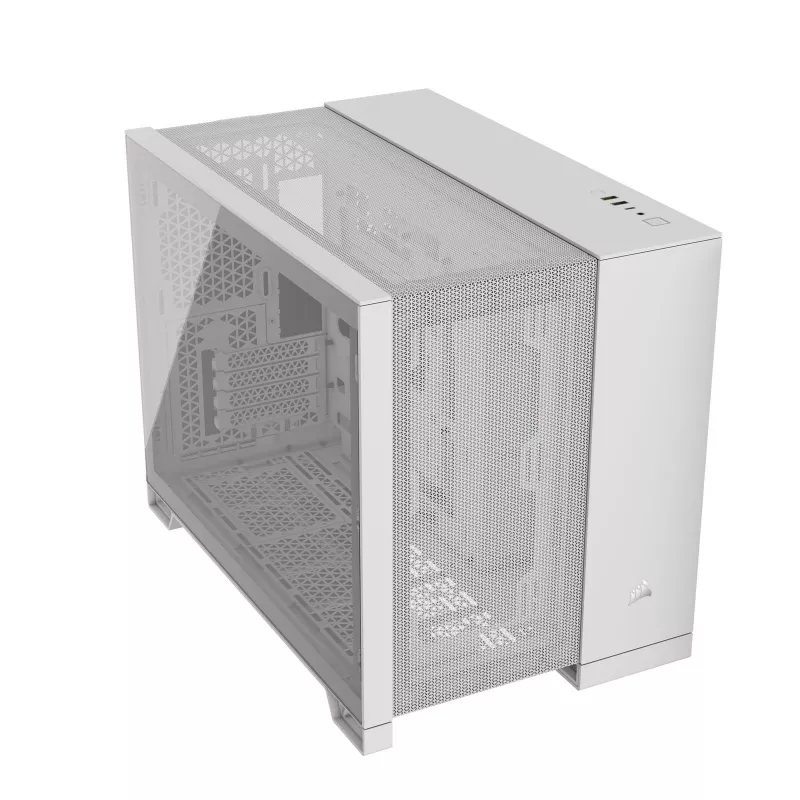 Corsair 2500D AIRFLOW caixa de PC Micro ATX de câmara dupla – branco CC-9011264-WW