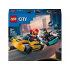 Brinquedo de construção LEGO 60400 City Karts com pilotos – conjunto de brincar com minifiguras e veículos