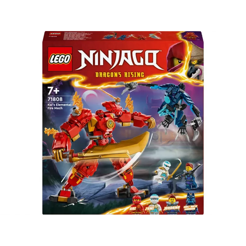 LEGO NINJAGO Conjunto 71808 — 322 peças, 4 minifiguras, altura 160 mm, idade 7+