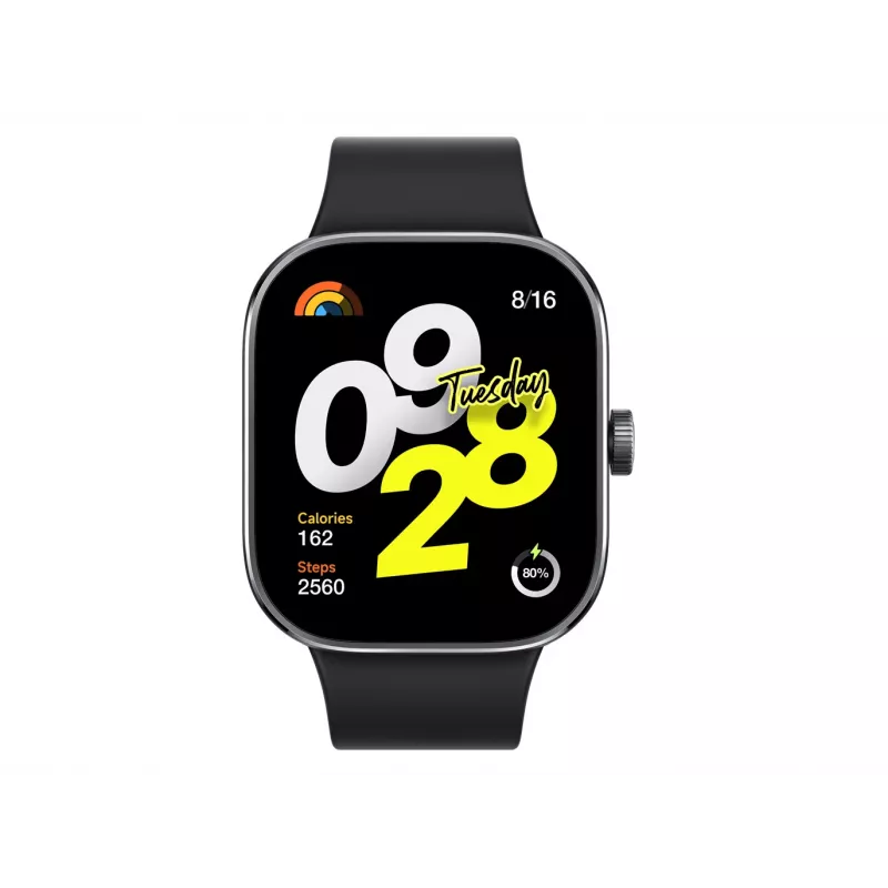 Xiaomi Redmi Watch 4 – smartwatch com bracelete – TPU – preto – perímetro do pulso: 135–205 mm – ecrã 5 cm (1,97)