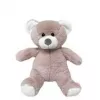 Mascote Olus urso de peluche 23 cm rosa