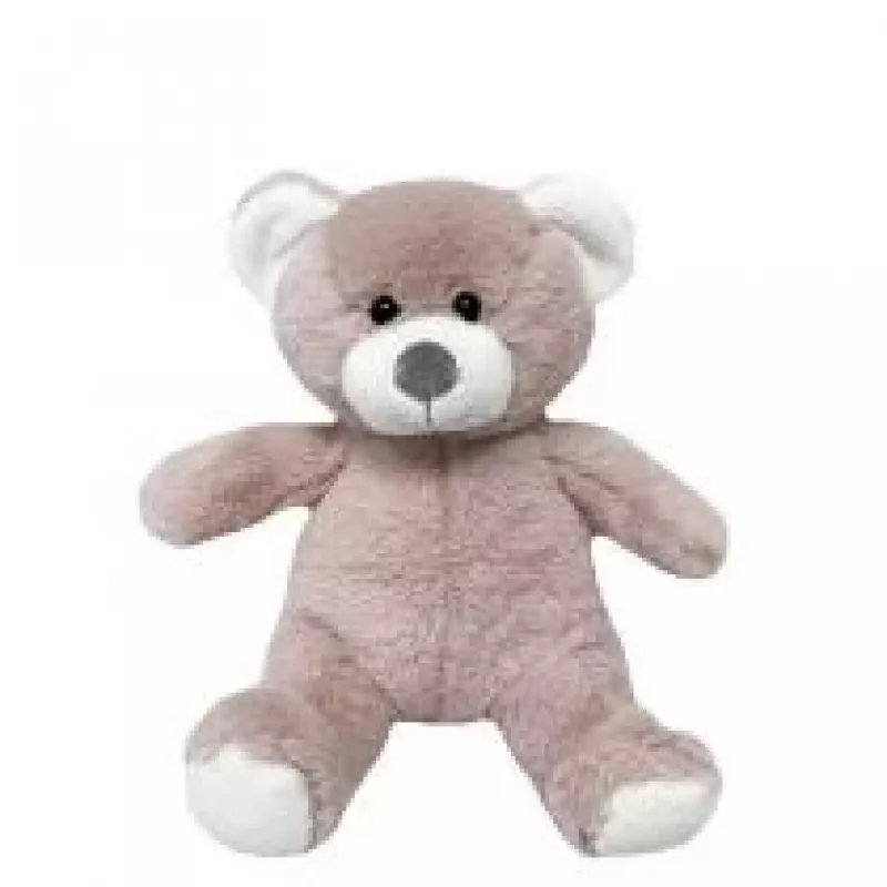 Mascote Olus urso de peluche 23 cm rosa