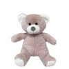 Mascote Olus urso de peluche 23 cm rosa