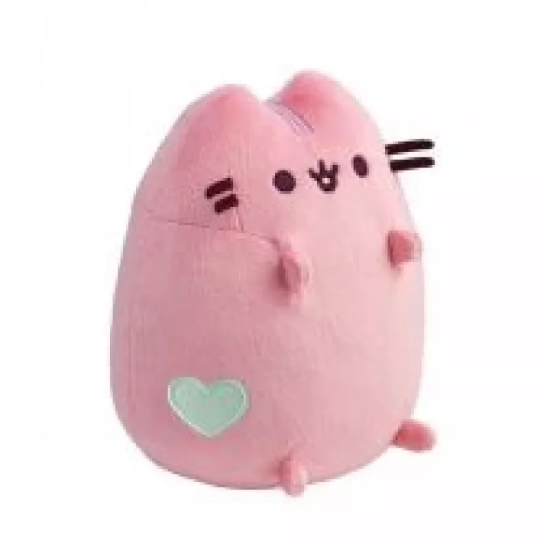 Peluche Pusheen da Pusheen, 18 cm, rosa pastel