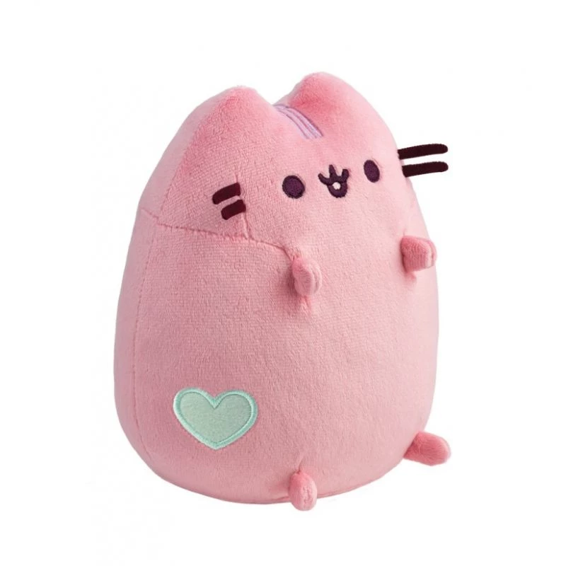 Peluche Pusheen da Pusheen, 18 cm, rosa pastel