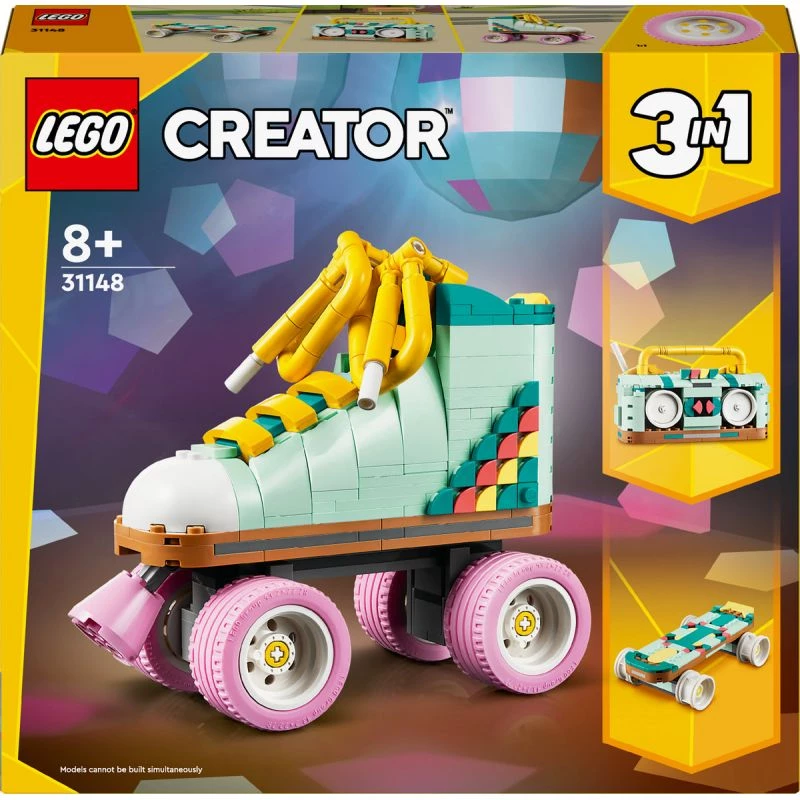 LEGO Creator Ténis retro construíveis Conjunto 31148 modelo 2 em 1, 342 peças, 140×160×70 mm
