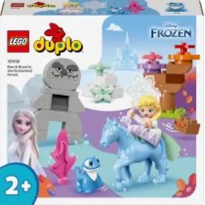 Conjunto de brincar LEGO DUPLO 10418 — Disney Elsa e Bruni na floresta encantada, 31 peças, 2+ anos