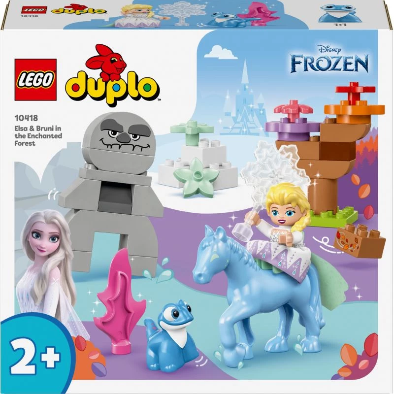 Conjunto de brincar LEGO DUPLO 10418 — Disney Elsa e Bruni na floresta encantada, 31 peças, 2+ anos