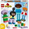 Brinquedo de construção LEGO DUPLO 10423 conjunto de pessoas para construir, 71 peças, a partir de 3 anos, figuras 260 mm de altura