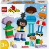 Brinquedo de construção LEGO DUPLO 10423 conjunto de pessoas para construir, 71 peças, a partir de 3 anos, figuras 260 mm de altura