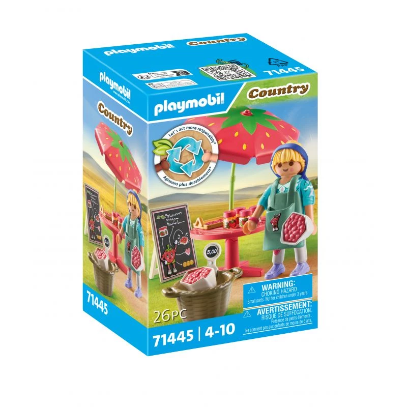 Playmobil Country Banca de compota de morango caseira