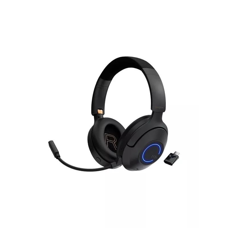 Headset on-ear Bluetooth Creative 51EF1040AA001 Zen Hybrid Pro preto