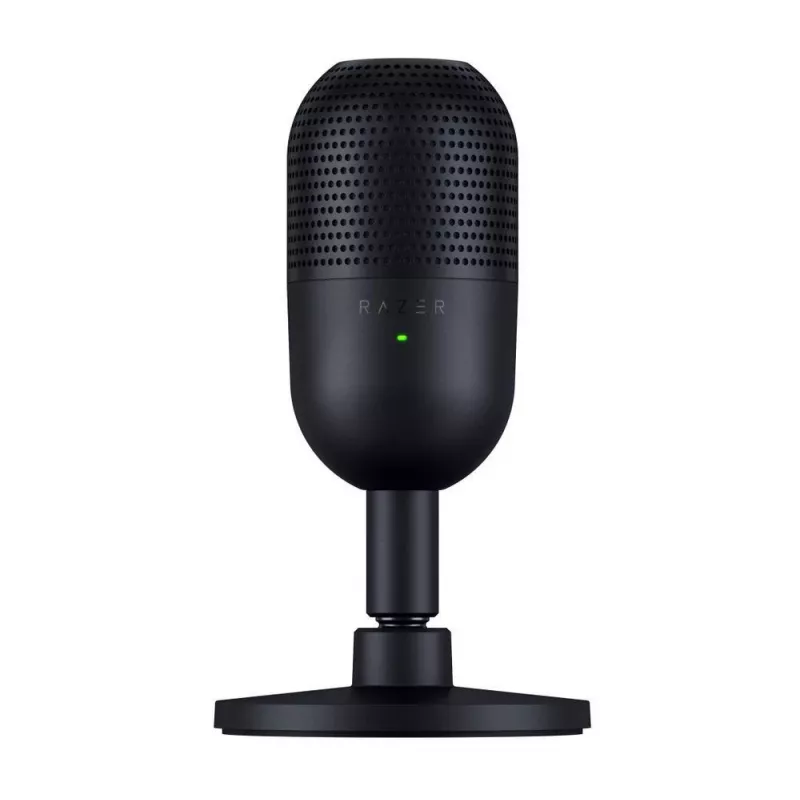 Microfone de mesa Razer Seiren V3 Mini, USB-C, supercardioide, 20–20000 Hz, 96 kHz, 24-bit, preto