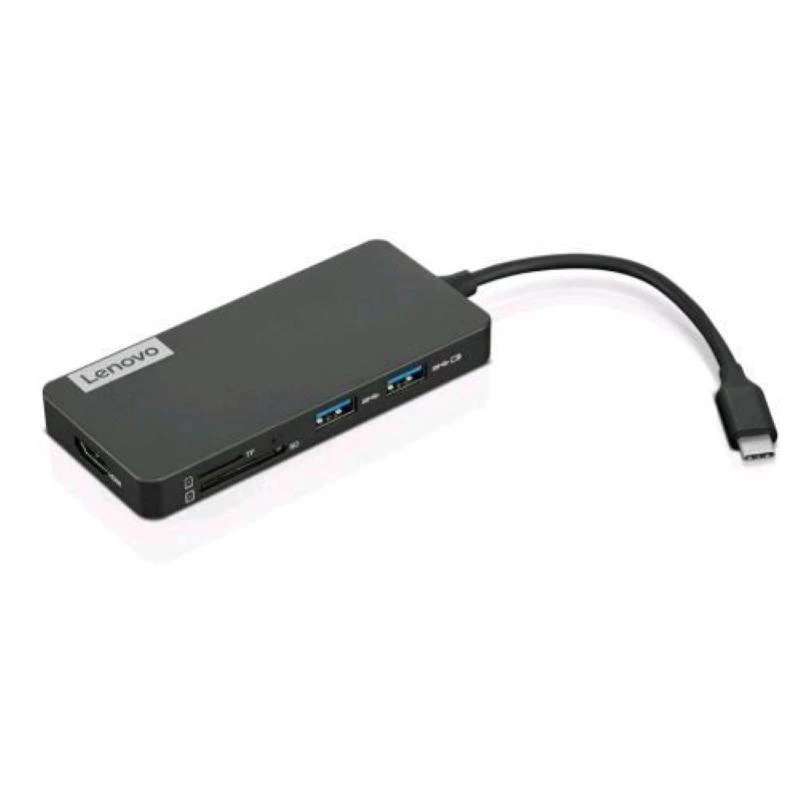 Lenovo 4X11N40212 Docking station/replicador de portas para portátil com fios, USB 3.2 Gen 1 (3.1 Gen 1) Type-C, preto
