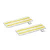 Kärcher Conjunto de panos de chão universais EasyFix Mop Panos descartáveis Branco, Amarelo