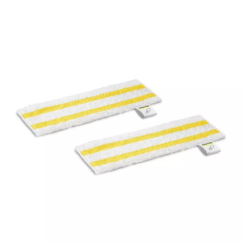 Kärcher Conjunto de panos de chão universais EasyFix Mop Panos descartáveis Branco, Amarelo
