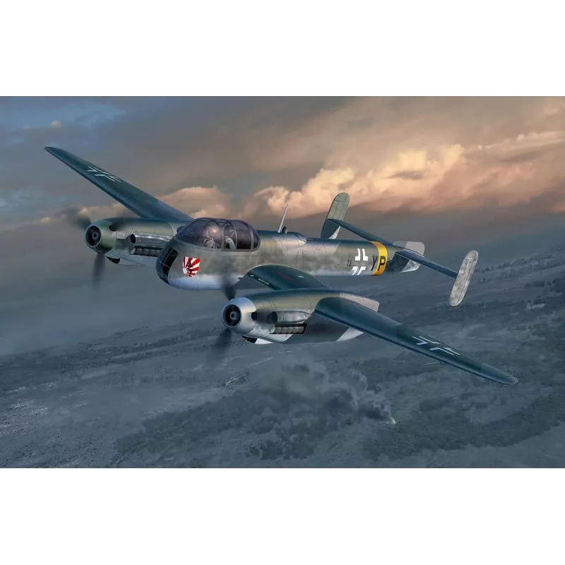 Maquete em plástico REVELL Arado AR-240 escala 1:72 — modelo de avião para montagem