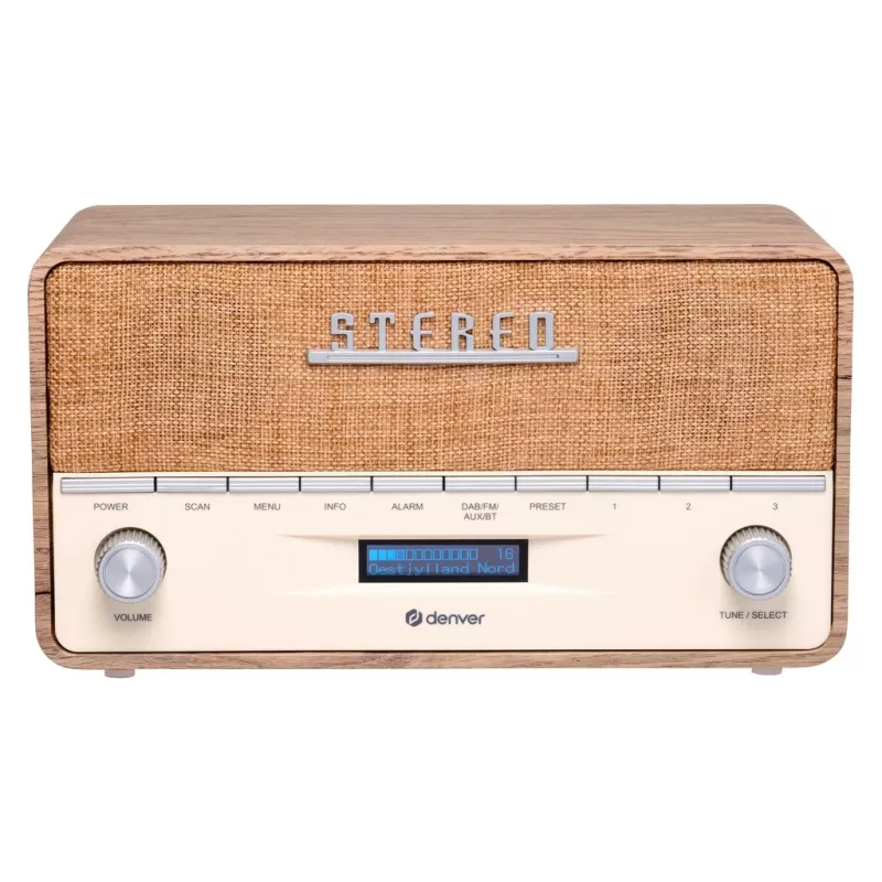 Rádio portátil Denver DAB-36LW sintonizador digital DAB+ 5W LCD