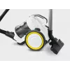 Aspirador cilíndrico Karcher VC 3 — aspirador a seco para casa, 700 W, 0,9 L sem saco, HEPA 13, tubo telescópico, mangueira de 1,5 m
