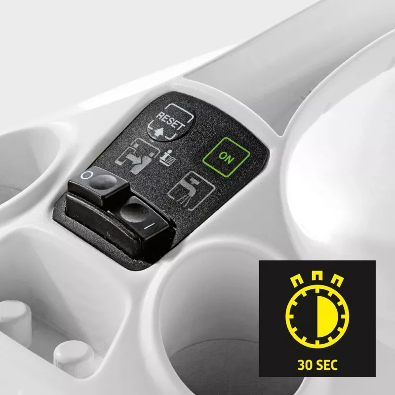 Kärcher SC 3 EasyFix 1.513-650.0 limpadora a vapor cilíndrica, 1900 W, 3,5 bar, 0,5 l, preto/branco