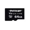 Cartão de memória MicroSDXC PATRIOT VX Series 64 GB UHS-I U3 V30 Class 10 90/80 MB/s à prova de água com proteção contra escrita