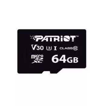 Cartão de memória MicroSDXC PATRIOT VX Series 64 GB UHS-I U3 V30 Class 10 90/80 MB/s à prova de água com proteção contra escrita