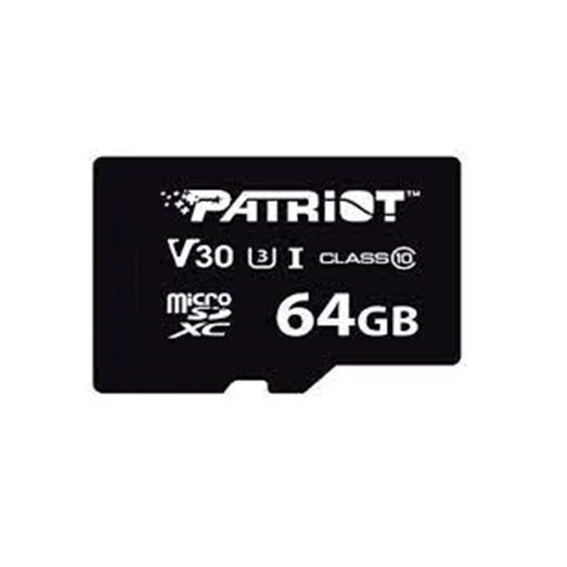 Cartão de memória MicroSDXC PATRIOT VX Series 64 GB UHS-I U3 V30 Class 10 90/80 MB/s à prova de água com proteção contra escrita