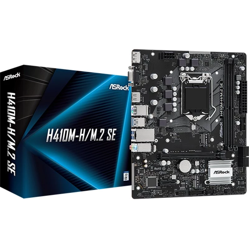 Motherboard ASRock H410M-H/M.2 SE Intel H410 LGA 1200 micro ATX