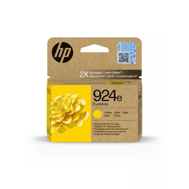 HP 924e EvoMore Amarelo Cartucho de tinta original