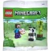 LEGO Minecraft Steve e Panda Bebé 30672 Saco de plástico