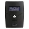 UPS Line-Interactive DIGITUS, 800VA/480W 12V/9Ah X1 bateria, 2x tomada CEE 7/7, RJ-11, LCD (DN-170064-LCD)