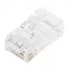 Ficha modular RJ45 DIGITUS (8P8C) Pass-through, CAT 5e, não blindada, AWG 26-24, 100 peças (X-ML-5U-EZ)