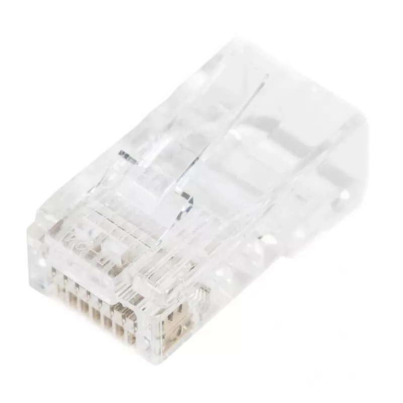 Ficha modular RJ45 DIGITUS (8P8C) Pass-through, CAT 5e, não blindada, AWG 26-24, 100 peças (X-ML-5U-EZ)