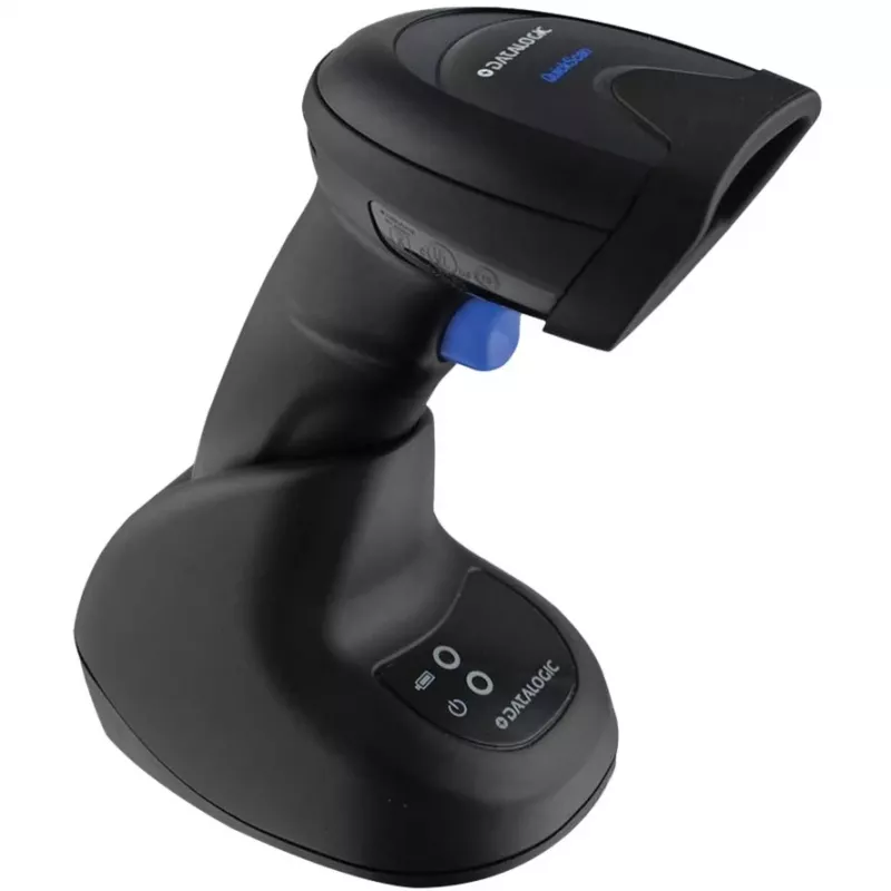 Kit de leitor de códigos de barras Datalogic QuickScan QM2500-BK-433K1, 2D, USB/RS-232, 433 MHz