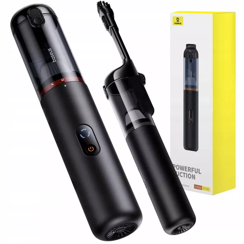 (Preto) Aspirador para automóvel Baseus A5 16000pa 130W aspirador automóvel 7500mAh aspirador doméstico