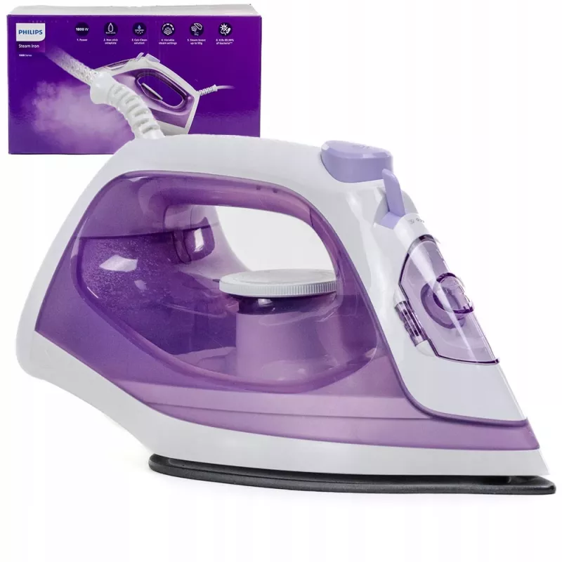 Philips Série 1000 DST1020/30 Ferro de engomar a vapor com base antiaderente 1800 W