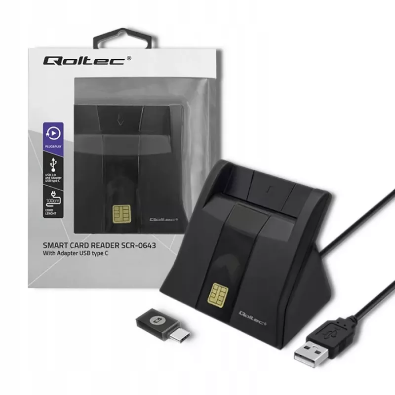 Leitor RFID Qoltec 50643